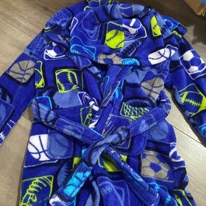 Boy’s Sports Blue Robe